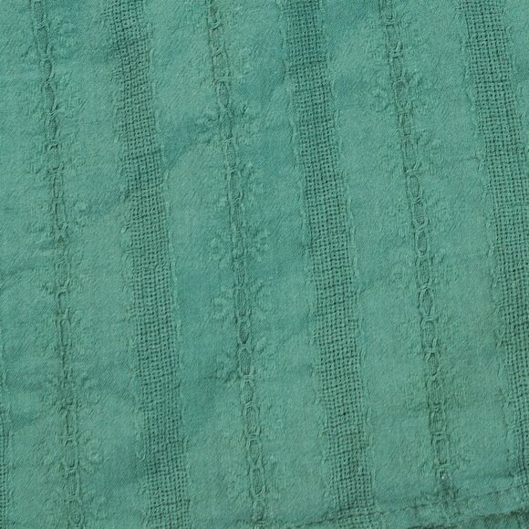 Splendid Shirt Women Medium Green Crop Tank Top Boho Fairy Flowy Cottage Loose - Picture 7 of 8